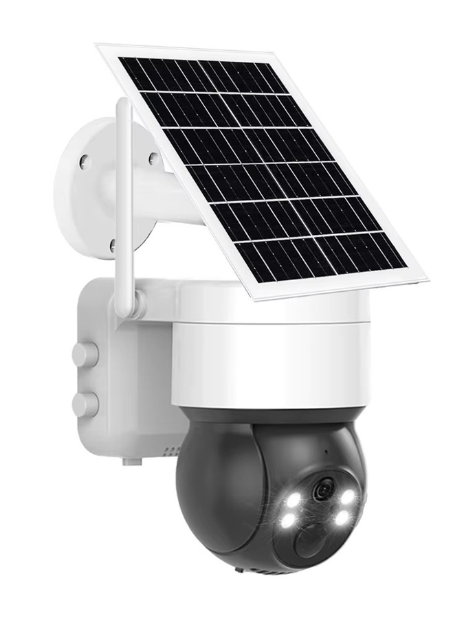 Tuya SmartLife Solar IP Kamera mit 3MP Auflösung, WIFI, IP65 wasserdicht, Farb-Nachtsicht und menschlichem Tracking in Weiß - Bild 7