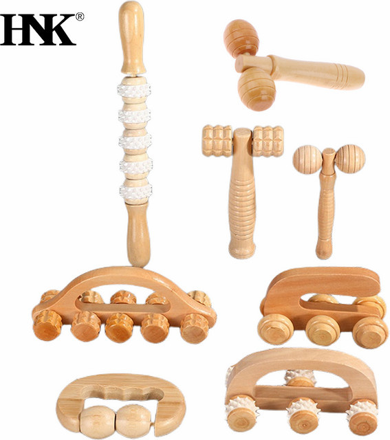 HNKMP Holz Roller Körpermassagegerät, Unisex - Bild 1