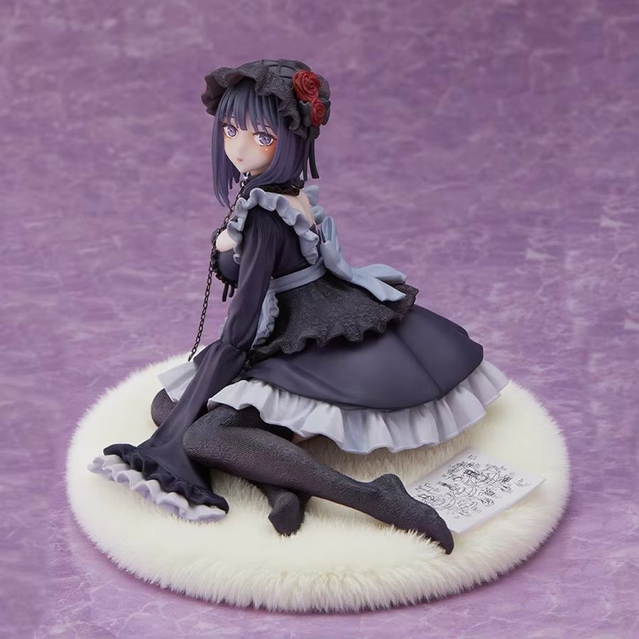 Bandai My Dress-Up Darling Anime Figur Kitagawa Marin im Black Maid Outfit und Shizuku Kuroe Modell-Set - Bild 3