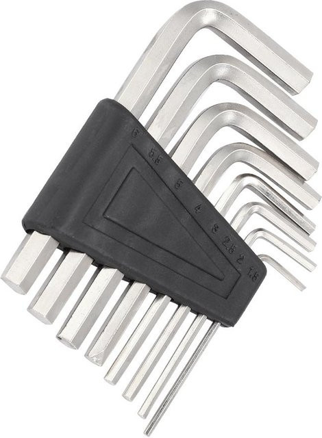 8-teiliges Painter Gitarren-Inbusschlüssel-Set in Silber für Sechskantschrauben mit den Größen 1,5 mm, 2 mm, 2,5 mm, 3 mm, 4 mm, 5 mm, 5,5 mm und 6 mm - Bild 1