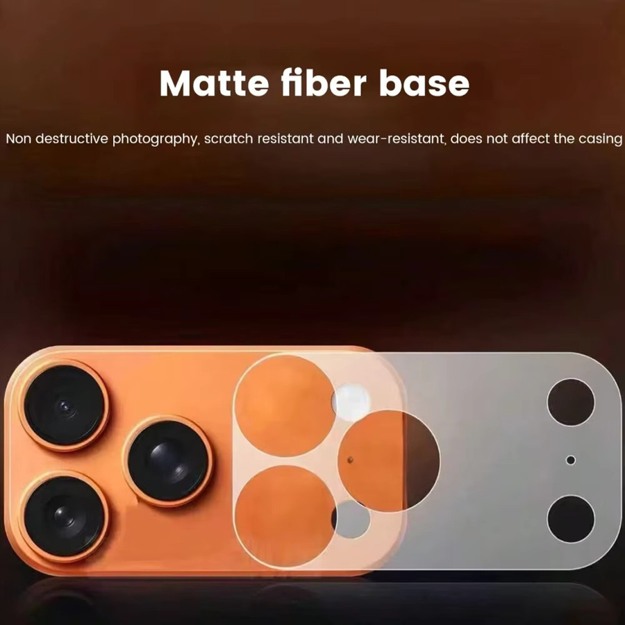 NNBILI 5er-Pack Matte Objektivschutzfolie für iPhone 17 Pro Max, iPhone 17 Pro, iPhone 18 Pro Max und iPhone 18, Transparent, Anti-Fingerabdruck und Kratzfest - Bild 3