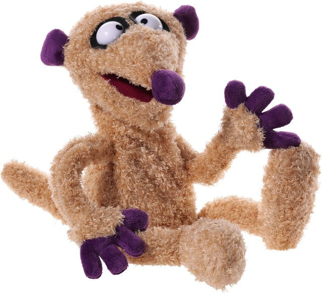 JAN & HENRY Handpuppe Jan, Plüsch / Textil, Braun - Bild 1