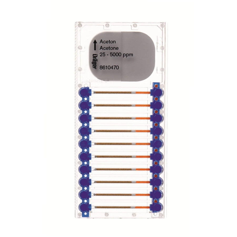 Dräger Microtubes für Aceton 25 5000 Ppm transparent - Bild 2