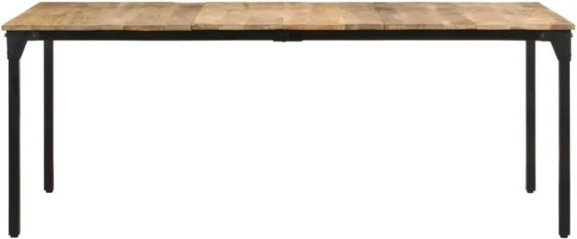 vidaXL Esstisch aus Mangoholz in Braun B/T/H: 200 x 100 x 76 cm - Bild 1