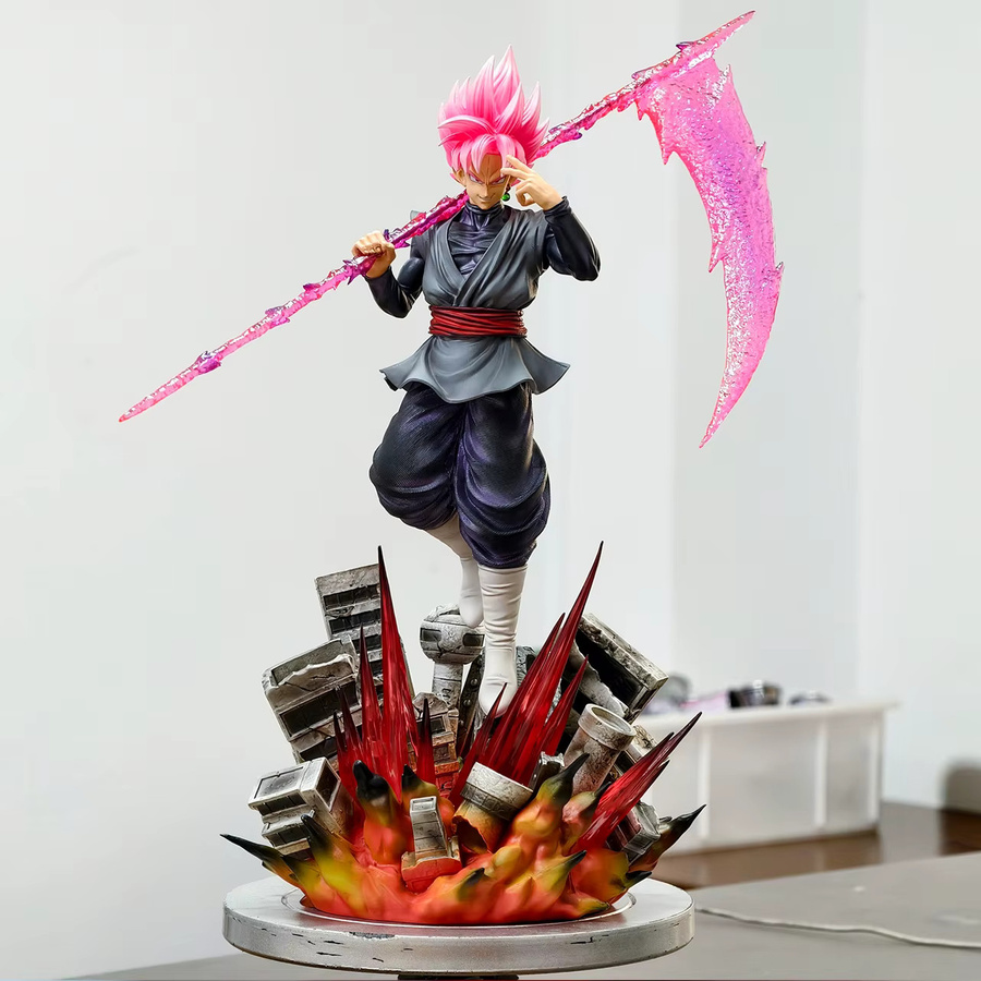 Bandai Dragon Ball Z Zamasu Figur mit LED-Basis, Actionfigur, Sammlermodell - Bild 2