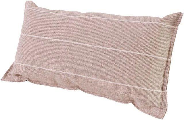 Karibu Saunakissen aus Leinen und Baumwolle in Weiß oder Beige, rechteckig und waschbar - Bild 1