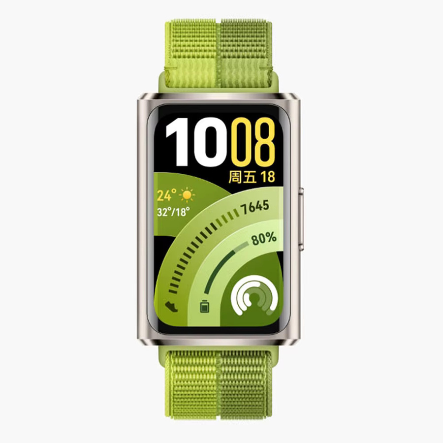ZHANGU Uhrenarmband Nylon, green, Huawei Band 11 Pro - Bild 2