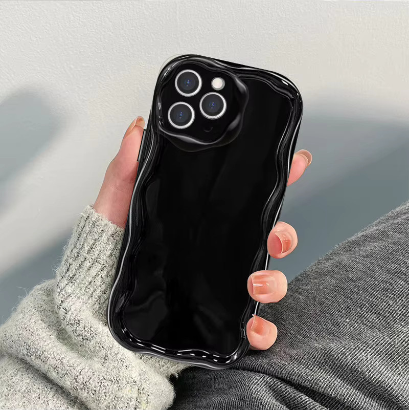 Realme Handyhülle für Realme Note 70T, Realme Note 70 und Realme Narzo 80 Lite 4G, Transparentes TPU Wave Soft Case Cover - Bild 4