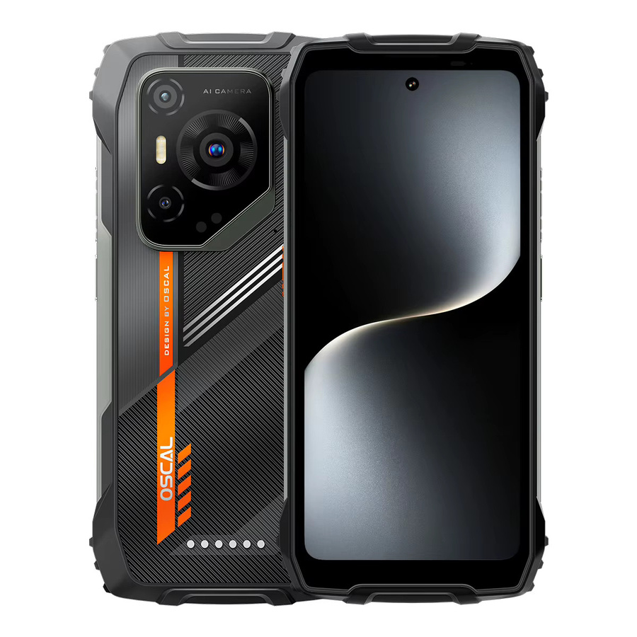 OSCAL PILOT 3 Outdoor-Smartphone in Schwarz mit Android 15, 5G, Dimensity 6300, 256GB ROM, (12+24)GB RAM und 6,78 Zoll 120Hz Display - Bild 4