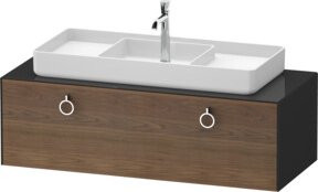 Duravit Waschtischunterschrank White Tulip in Weiß, Breite: 130 cm, Tiefe: 55 cm, Höhe: 40,8 cm - Bild 1