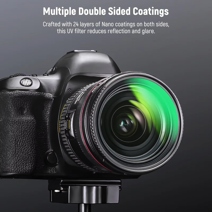 NEEWER MC UV-Filter Ultra Slim HD Optik mit Mehrfachbeschichtung für Ultraviolett-Schutz, transparent - Bild 4