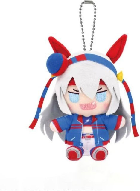 Uma Musume Pretty Derby Plüsch Schlüsselanhänger, Chibi Pferde-Mädchen, 3 Stile, ab 18 Jahren - Bild 1