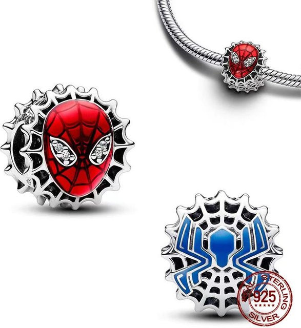 Mickey Minnie Marvel Iron Man Anhänger, Kupfer, Zirkonia, Damen - Bild 1