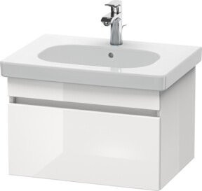 Duravit Waschtischunterschrank DuraStyle, Farbe: Weiß hochglanz, wandhängend, B: 60 cm, T: 45,3 cm, H: 39,8 cm - Bild 1