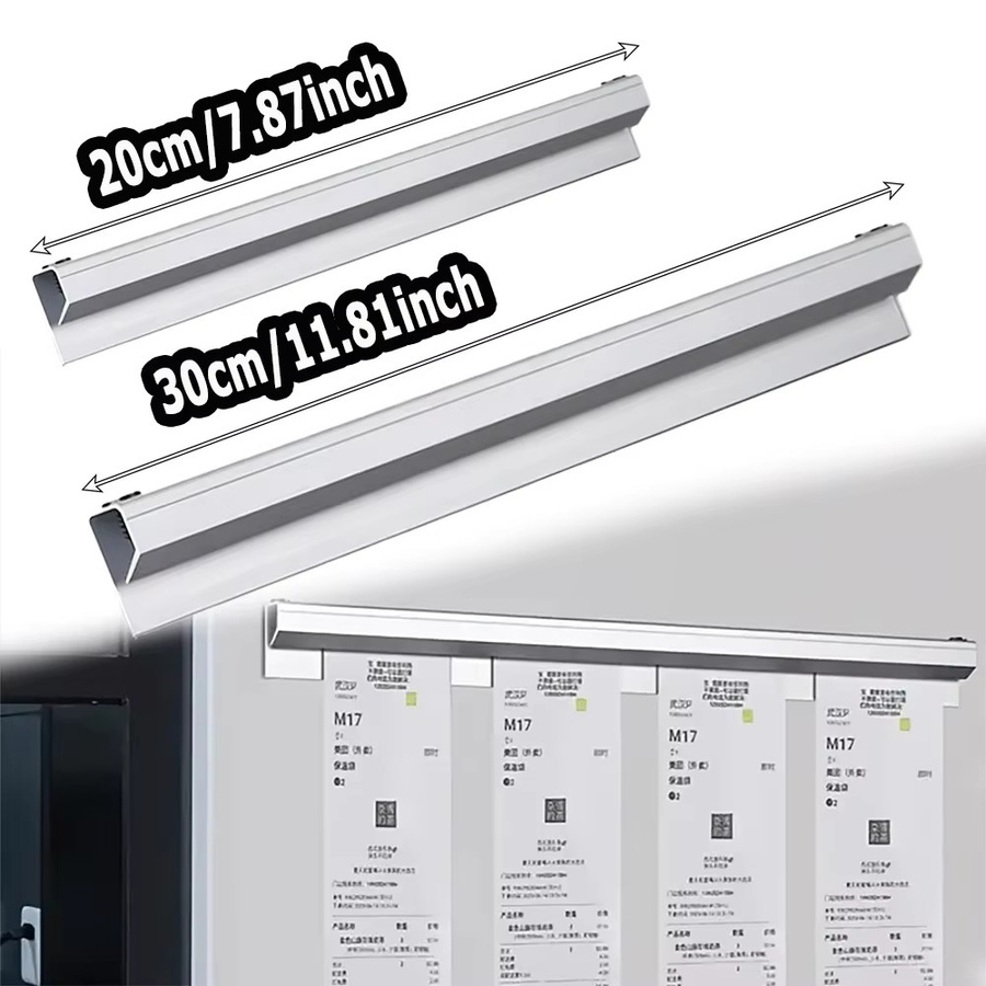Verstellbarer Menühalter aus Aluminiumlegierung zur Wandmontage für Restaurants, B/H: 20 x 30 cm oder 20 x 50 cm oder 30 x 50 cm - Bild 2