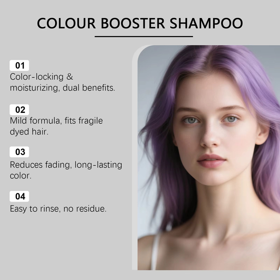 GleamXi Colour Booster Shampoo, 100g, für coloriertes Haar - Bild 4