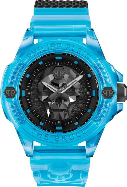 Philipp Plein Armbanduhr, Quarz, Kunststoff, Schwarz, 47 mm, Unisex - Bild 1