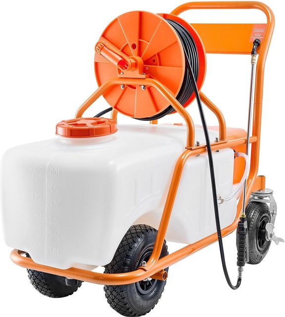Gartensprüher Rucksack mit 60 l Fassungsvermögen und 0-90 PSI Druck von Buying Solutions, MB in Orange und Transparent - Bild 1
