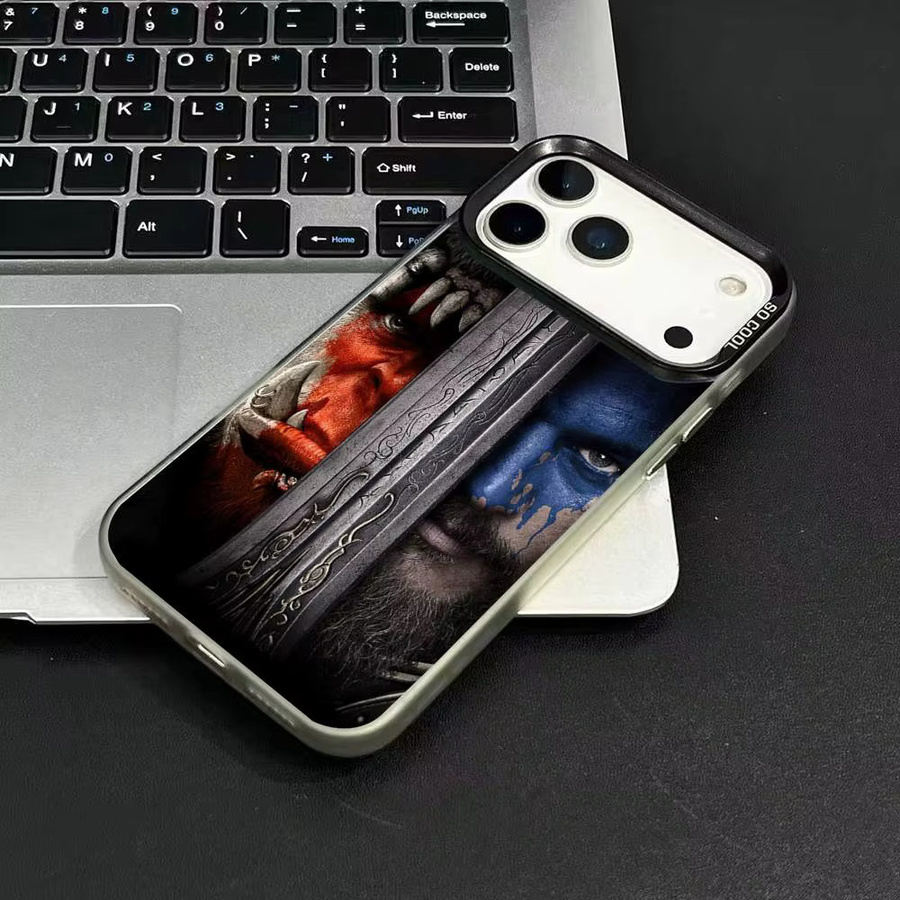 Weiche Silikon-Handyhülle im World of Warcraft Design für Apple iPhone 12 bis 17 Pro Max Plus, Multicolor - Bild 3