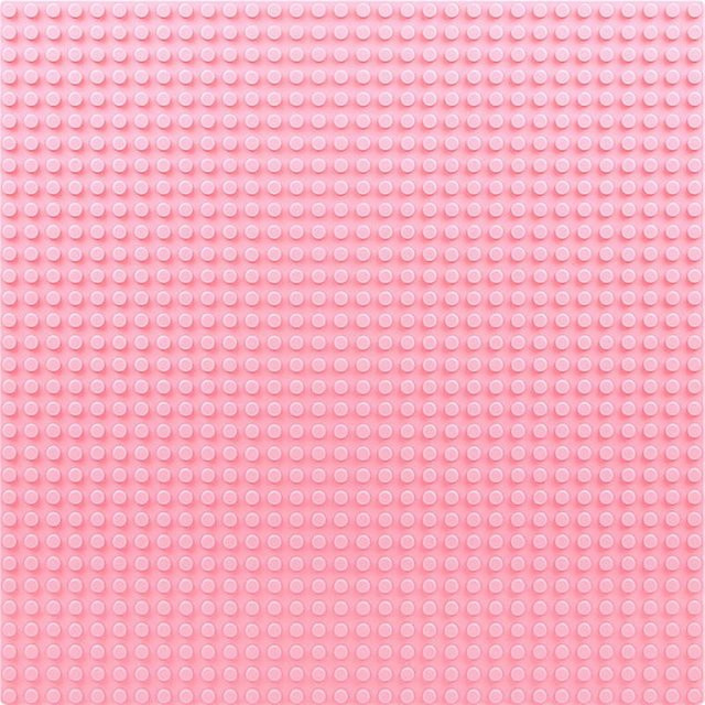 Yiran toy Klassische Grundplatten Bausteine 1-teiliges Set rosa - Bild 1