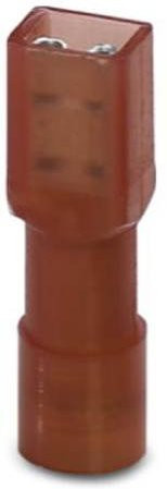 Phoenix Contact 3240534 Flachsteckhülse Vollisoliert Rot 50 Stück mit Steckbreite 2.8 mm und Steckdicke 0.5 mm - Bild 1