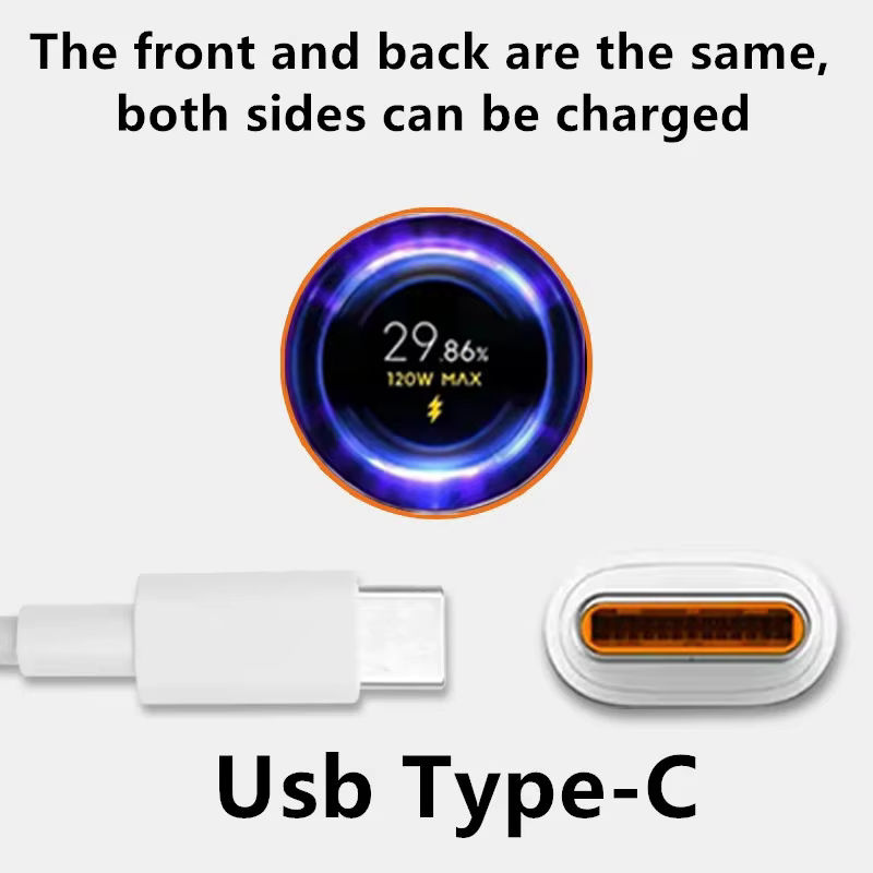 Xiaomi USB Typ C Daten- und Ladekabel 120W 6A mit CPD3.0 Schnellladefunktion in Weiß - Bild 5