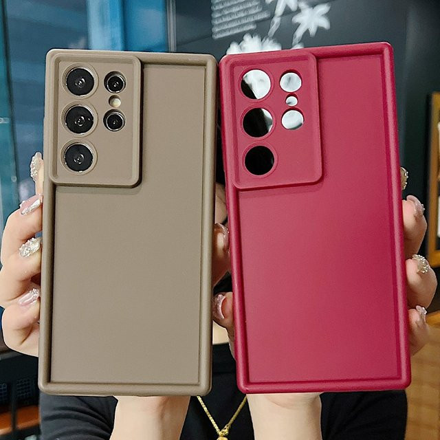 Weiche TPU-Schutzhülle für Samsung Galaxy S26 S25 S24 Ultra S23 FE A56 A55 A54 A53 A35 A25 A16 A15 5G in Weiß - Bild 1