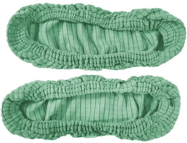 Wasserdichte Stretch-Armlehnenbezüge für Computerstühle in Grün, 1 Paar Armlehnenschutz aus Polyester und Elastan - Bild 1