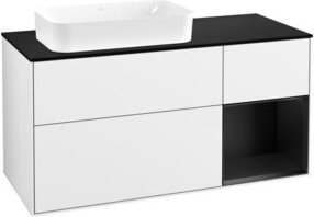 V&B Waschtischunterschrank Finion in Weiß lackiert, B/T: 120 x 60 cm - Bild 1
