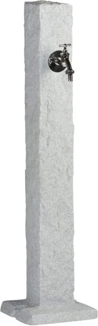 Arves Wasserzapfstelle Natura Granit in Grau mit Natursteinoptik und 12,5 mm (1/2'') Anschluss - Bild 1
