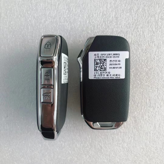 Smart Keyless Remote Key für Kia Seltos Sorento Soul Niro Ev6 KX3 Sportage Ev9 K5 Cerato Optima Forte Rio K3 in Schwarz - Bild 1