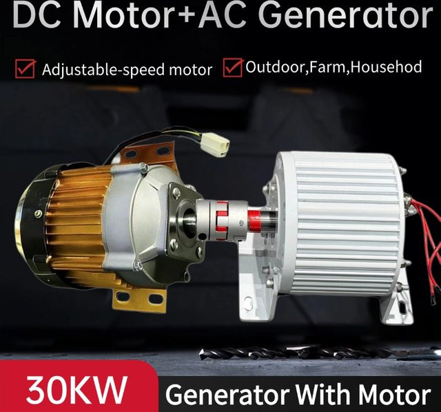 Rewindagic Permanentmagnetgenerator mit Reinkupferspule für Außenbereich und Landwirtschaft, 500 U/min, 220 V / 230 V / 380 V, 20 kW bis 50 kW - Bild 1