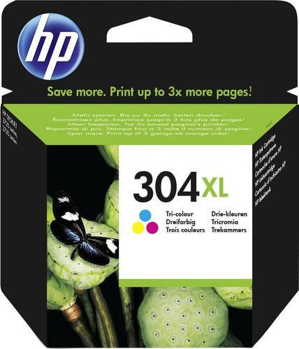 HP 304XL Original Tintenpatronen Set Cyan, Magenta, Gelb N9K07AE - Bild 1