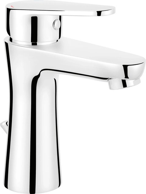 baliv Waschtischarmatur WT-5060 Einhebelmischer mit Pop-up-Abfluss in Chrom - Bild 1