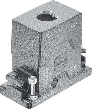 HARTING Tüllengehäuse 19 40 510 0411 in Grau aus Edelstahl - Bild 1