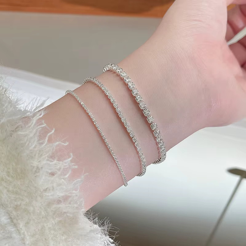 FANGSU Armband 925 Silber, Zirkonia, Damen - Bild 1