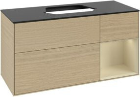 V&B Waschtischunterschrank Finion in Lackoptik, Breite: 120 cm, Tiefe: 50,1 cm, Höhe: 50,1 cm - Bild 1