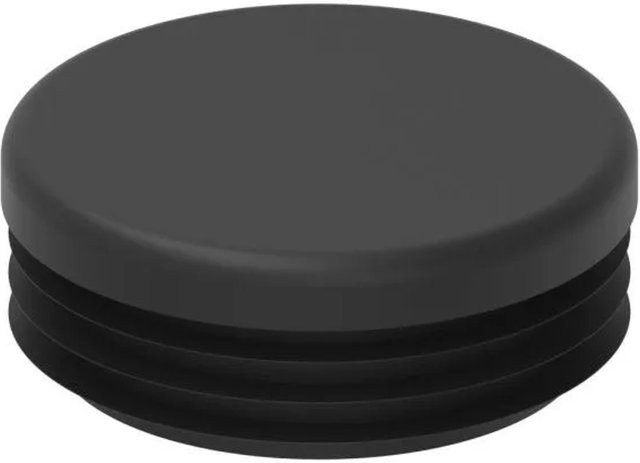 FeNau Einsteckkappe aus Kunststoff für Rohr Ø 42,4 mm, Wandstärke 1,0-2,0 mm, Schwarz - Bild 1