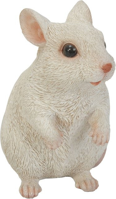 Weiße Maus Figur aus Polystone von HotAnt - Bild 1