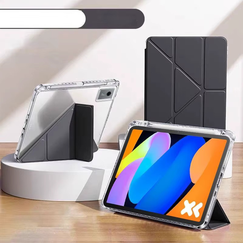 Magnetische Schutzhülle für Lenovo Xiaoxin Pad 11 2025 und Idea Tab 11 TB336FU, 11 Zoll Tablet-Cover mit Klappständer, Farbe: Grün - Bild 2