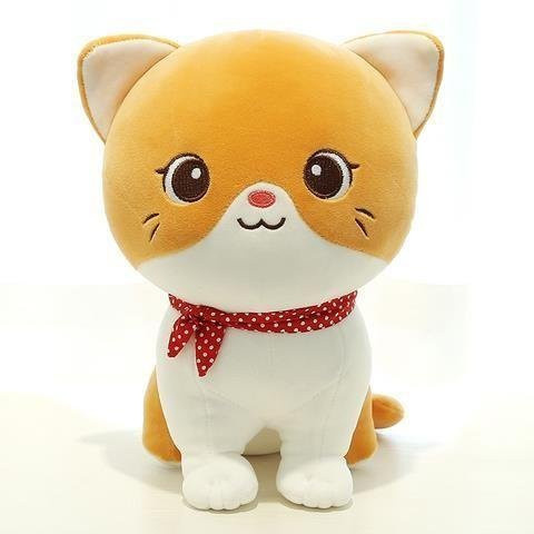Yiran Health & Beauty Kawaii Glückskatzen-Puppe, Anime Plüschtier, 24 cm, ab 0 Jahren - Bild 1