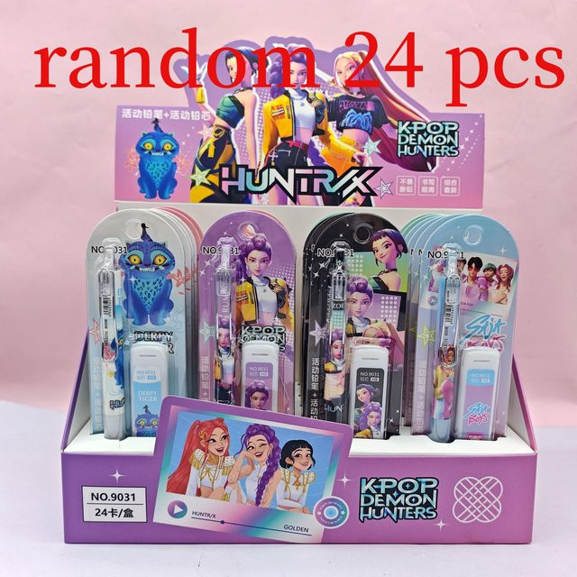 Yiran toy 1 Mechanisches Bleistift Set mit Cartoon K-Pop Dämonenjäger Mädchen Design in Multicolour - Bild 1