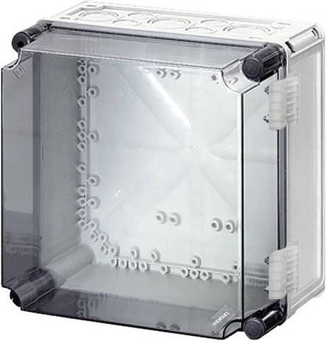 Hensel Mi 9210 Verteilergehäuse aus Kunststoff in Transparent, Wandmontage, B/T/H: 30,0 x 30,0 x 21,4 cm - Bild 1