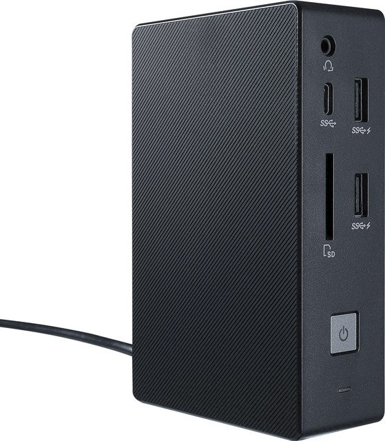 ASUS SimPro Dock 2 Thunderbolt 3 Dockingstation mit USB-C und Ethernet in Schwarz-Blau - Bild 1