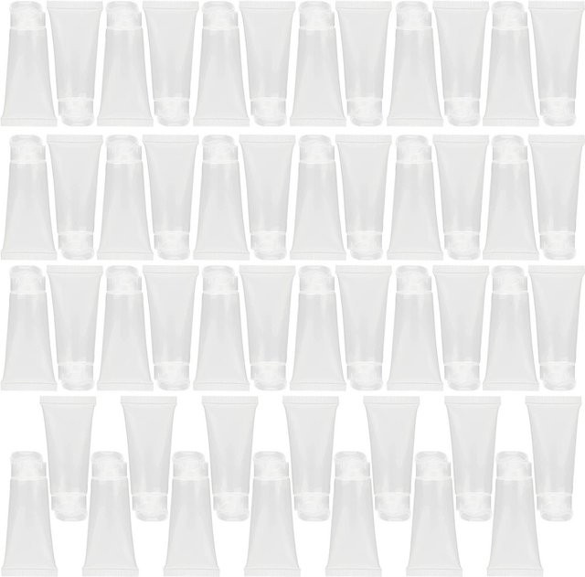 GoolRC Leere Quetsch-Plastikflasche für Shampoo Duschgel Lotion, 20 ml, weiß - Bild 1