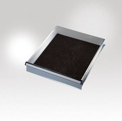 Manuflex LZ3092 ESD-Kunststoff-Einlage für Gehäuse-Schubfächer, Schwarz, B/T/H: 42,5 x 55,0 x 0,15 cm - Bild 1