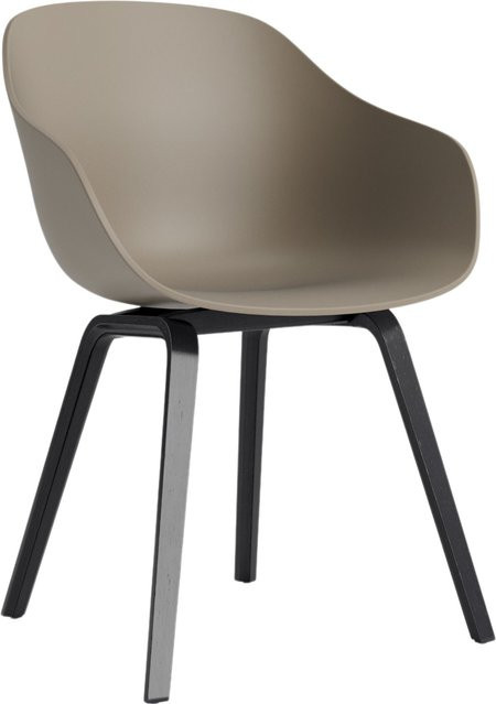 HAY About A Chair AAC 222 mit Armlehnen in Beige und Eiche - Bild 1