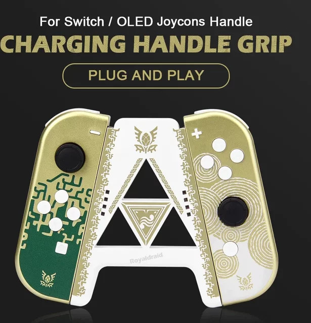 HeroAngel Joypad-Halterung für Nintendo Switch und OLED Limited Edition A-Form in Schwarz - Bild 1