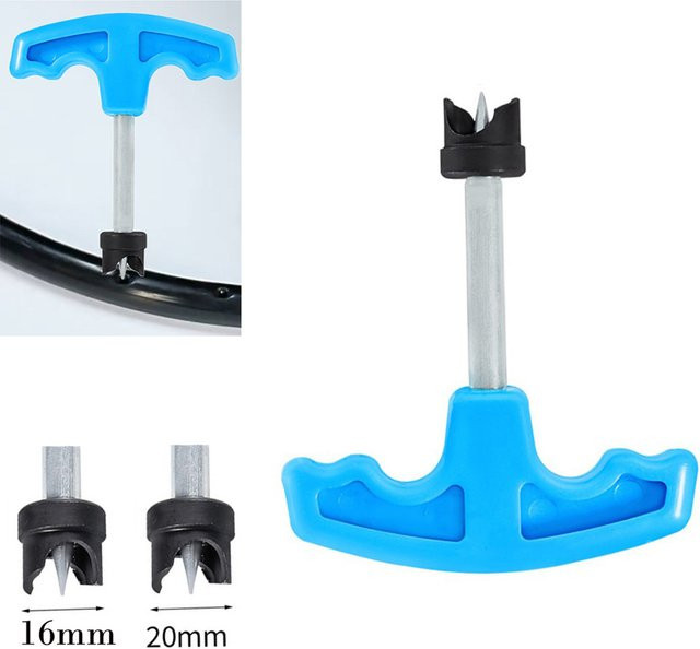 Vibratite Manueller Lochöffner Bypass-Lochstanzer für PE-Rohre in Blau, T-förmig für Bewässerung und Forstwirtschaft (16mm/20mm) - Bild 1