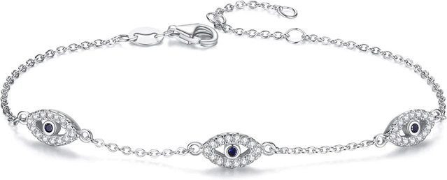 TONGZHE Armband, 925 Silber, Zirkonia, Damen - Bild 1